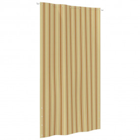 Balcony Screen Yellow and Orange Oxford fabric (100% po...