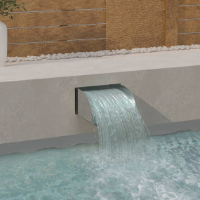 Waterfall Silver Stainless steel 304 Medium Durable Wat...