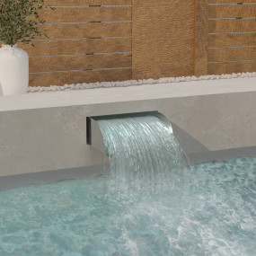 Waterfall Silver Stainless Steel 304 Medium Decorative ...