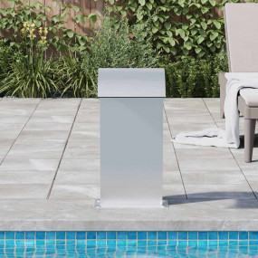 Pool Fountain Silver Stainless Steel 304 Medium Decorat...