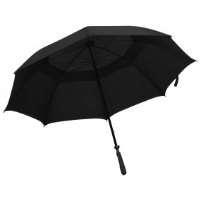 Umbrella Black 190T PG, fiberglass Large Umbrella Round