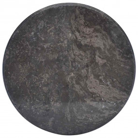 Table Top Black Marble 19.7x1.0 in Durable Table Top Ro...