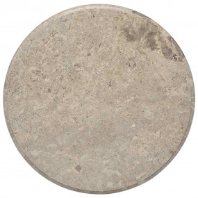 Table Top Gray Marble 23.6 in diameter Table Top Circul...
