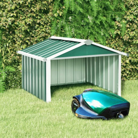 Garden Shed Green Galvanized steel Durable Garden Shed