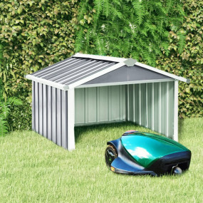 Garden Shed Grey Galvanized steel Standard Durable Gard...