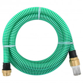 Suction Hose Green PVC, Brass 82 feet length, 1.1 inch ...