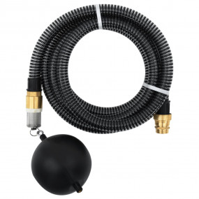 Suction Hose Black PVC, brass 10 feet Durable Garden Ho...