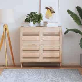 Cabinet Door Set of 4 Natural wood Solid Pine Wood Medi...