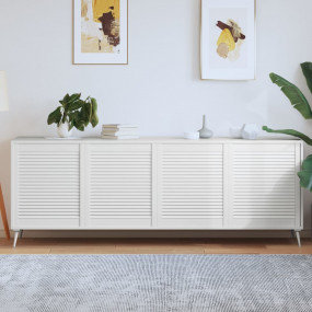 Cabinet Door Set of 4 White Solid Pine Wood 27.2 x 23.4...