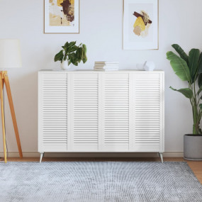 Cabinet Door Set of 4 White Solid Wood Pine Breathable ...