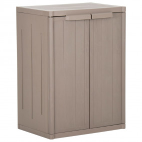 Garden Cabinet Brown Polypropylene Medium Storage