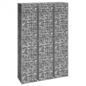 Gabion Raised Bed Silver Iron Extra Tall Gabion Raised ...