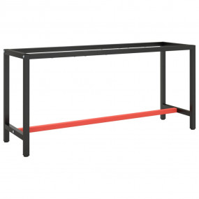 Work Bench Frame Matte Black Powder-coated metal Medium...