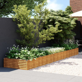 Garden Raised Bed Rusty Corten steel Large Extra Deep S...