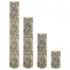 Gabion Raised Bed Silver Galvanized steel Various sizes