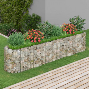 Gabion Raised Bed Durable Galvanized Iron Plant Stand R...