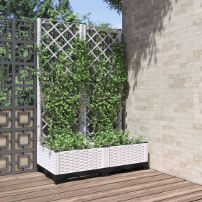 Garden Planter White Polypropylene Large Planters
