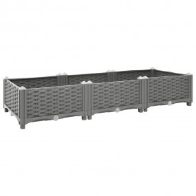 Raised Bed Light grey Polypropylene Large Durable Raise...