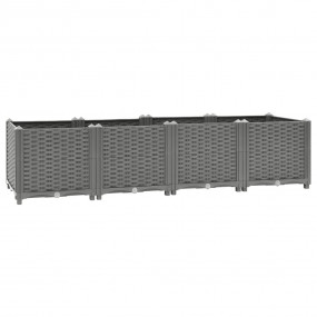Raised Bed Light grey Polypropylene Large Durable Plant...