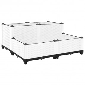 Raised Bed White Polypropylene Medium Durable Raised Be...