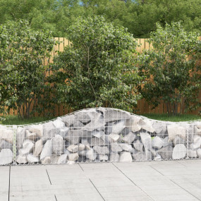 Gabion Basket Silver Galvanized Iron Large Heavy Duty
