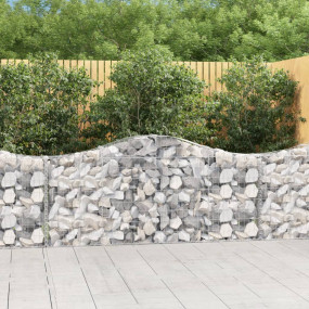 Gabion Basket Silver Galvanized Iron Large Durable
