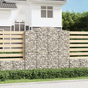 Gabion Basket Silver Galvanized Iron Large Tough Gabion...