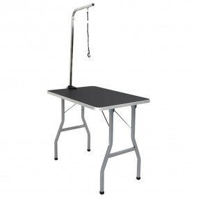Grooming Table Black MDF with rubber surface Large