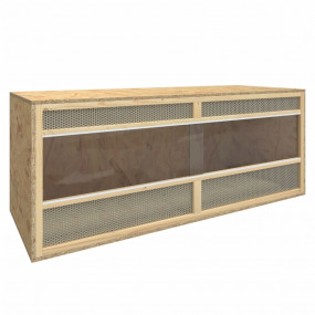 Terrarium Engineered wood, Glass, Steel Medium Durable ...