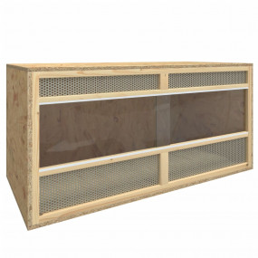 Terrarium Brown Engineered wood 39.4 x 18.5 x 18.5 in