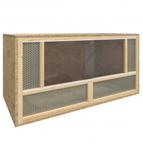 Terrarium Brown Engineered wood, glass, steel 31.5 x 15...