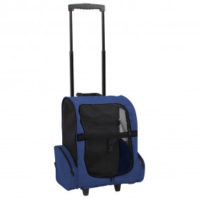 Pet Carrier Blue Polyester