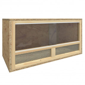 Terrarium Transparent, Wood Engineered wood, Glass, Ste...
