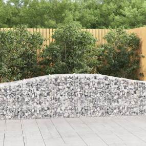 Gabion Basket Silver Galvanized Iron 157.5 in x 19.7 in...