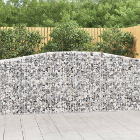 Gabion Basket Silver Galvanized Iron Large Gabion Baske...