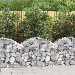 Gabion Basket Silver Galvanized iron 39.4 x 19.7 x 23.6...