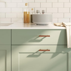 Cabinet Handle Set of 10 Bronze Stainless Steel Small D...