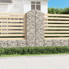 Gabion Basket Silver Galvanized iron 39.4 x 19.7 x 86.6...