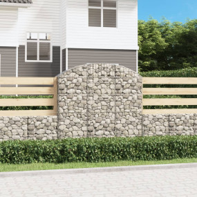 Gabion Basket Silver Galvanized iron Extra Large