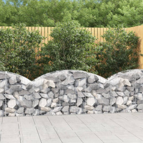 Gabion Basket Silver Galvanized iron 59.1 x 19.7 x 31.5...