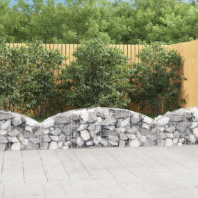 Gabion Basket Silver Galvanized iron 78.7 x 11.8 x 15.7...