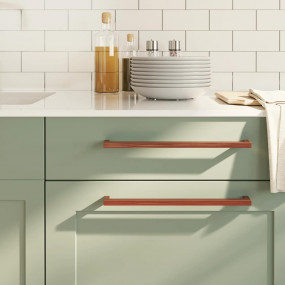 Cabinet Handle Set of 5 Bronze Stainless steel Durable