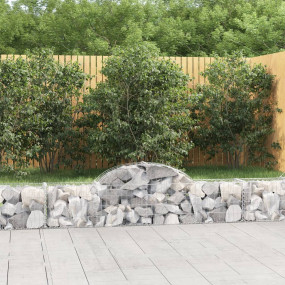Gabion Basket Silver Galvanized iron 78.7 x 11.8 x 23.6...