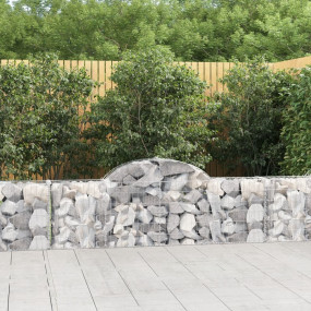 Gabion Basket Silver Galvanized iron 78.7 x 11.8 x 23.6...