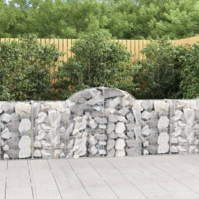 Gabion Basket Silver Galvanized iron 78.7 in x 11.8 in ...