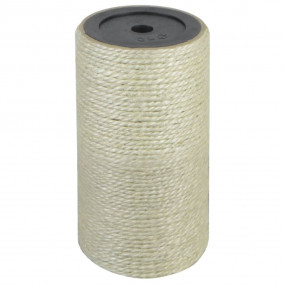 Cat Scratching Post Beige Sisal Compact Durable