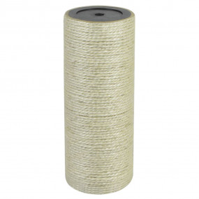 Cat Scratching Post Beige Natural sisal and particle bo...