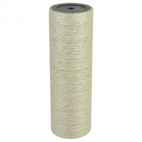 Cat Scratching Post Beige Natural sisal and particle bo...