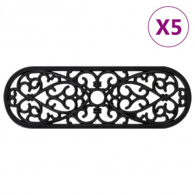 Stair Tread Black Rubber Standard Rubber Stair Treads O...