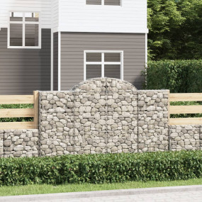 Gabion Basket Silver Galvanized Iron 78.7 x 19.7 x 55.1...